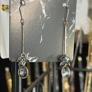 Elegant Silver Drop Earrings